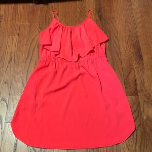 American Eagle hot pink sun dress